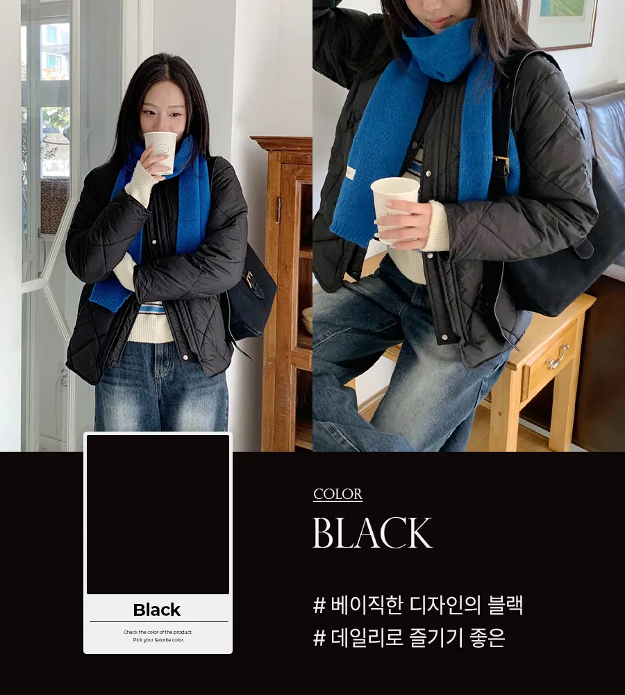 패딩 모델 착용 이미지-S1L9