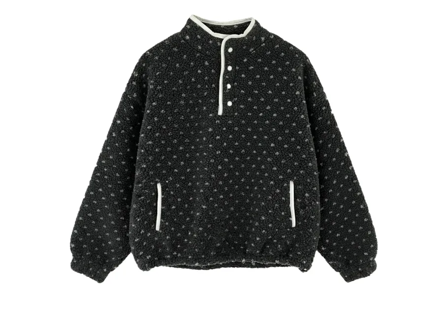 긴팔 티셔츠 차콜 색상 이미지-S1L45