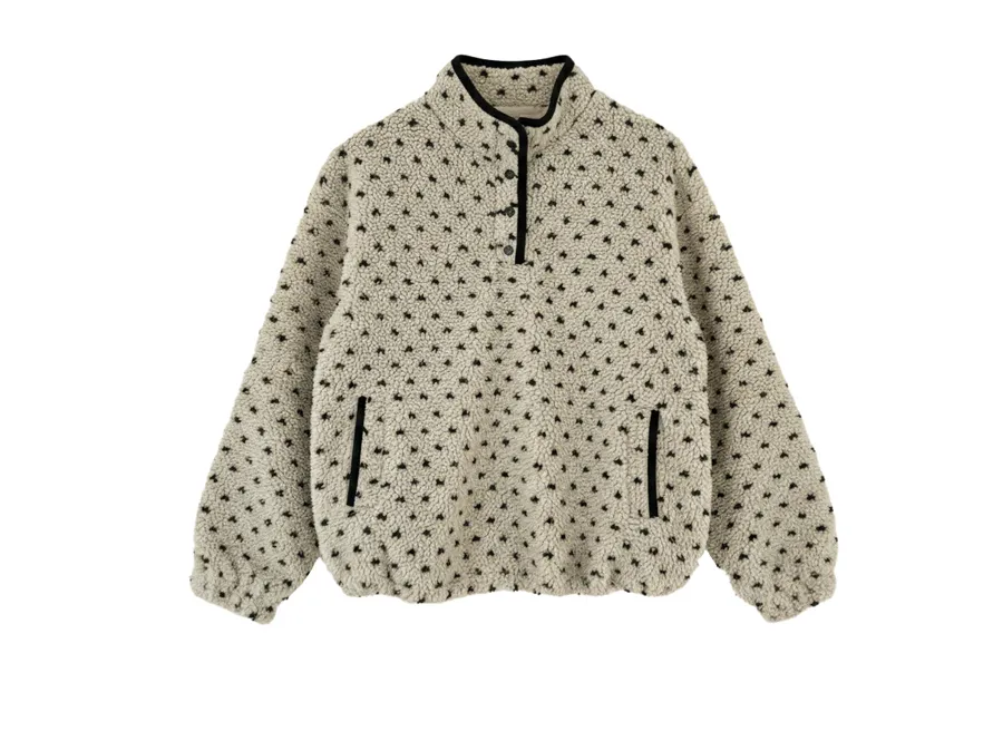 긴팔 티셔츠 크림 색상 이미지-S1L44