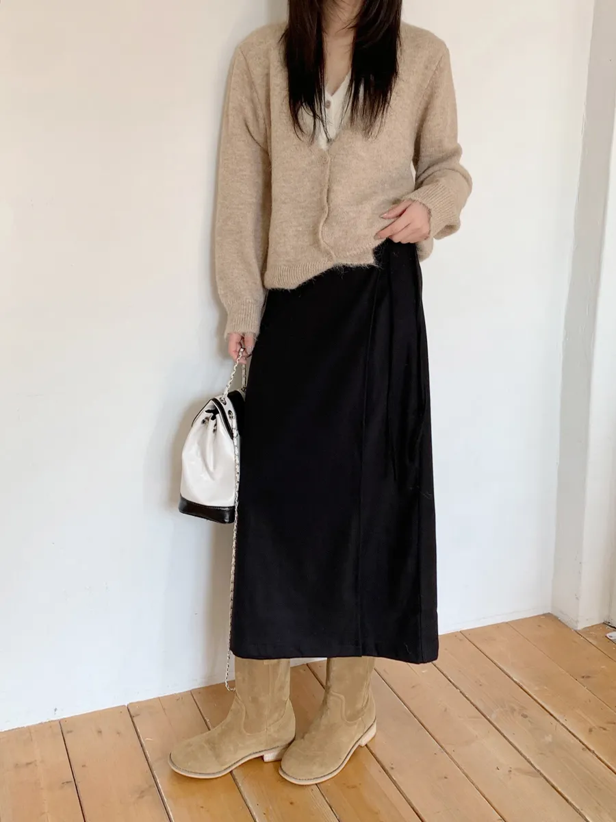 치마 모델 착용 이미지-S1L31