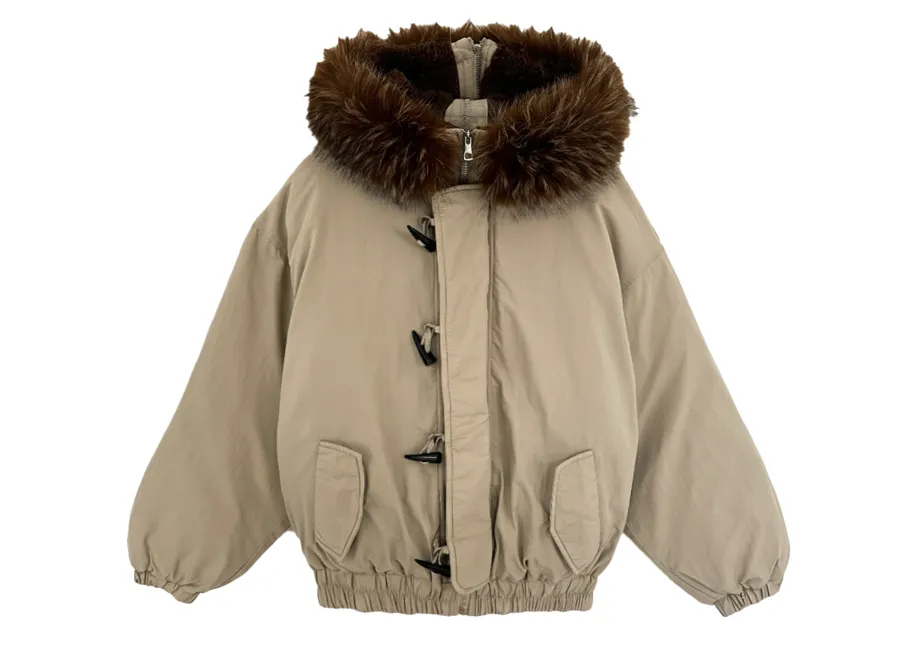 패딩 크림 색상 이미지-S1L40