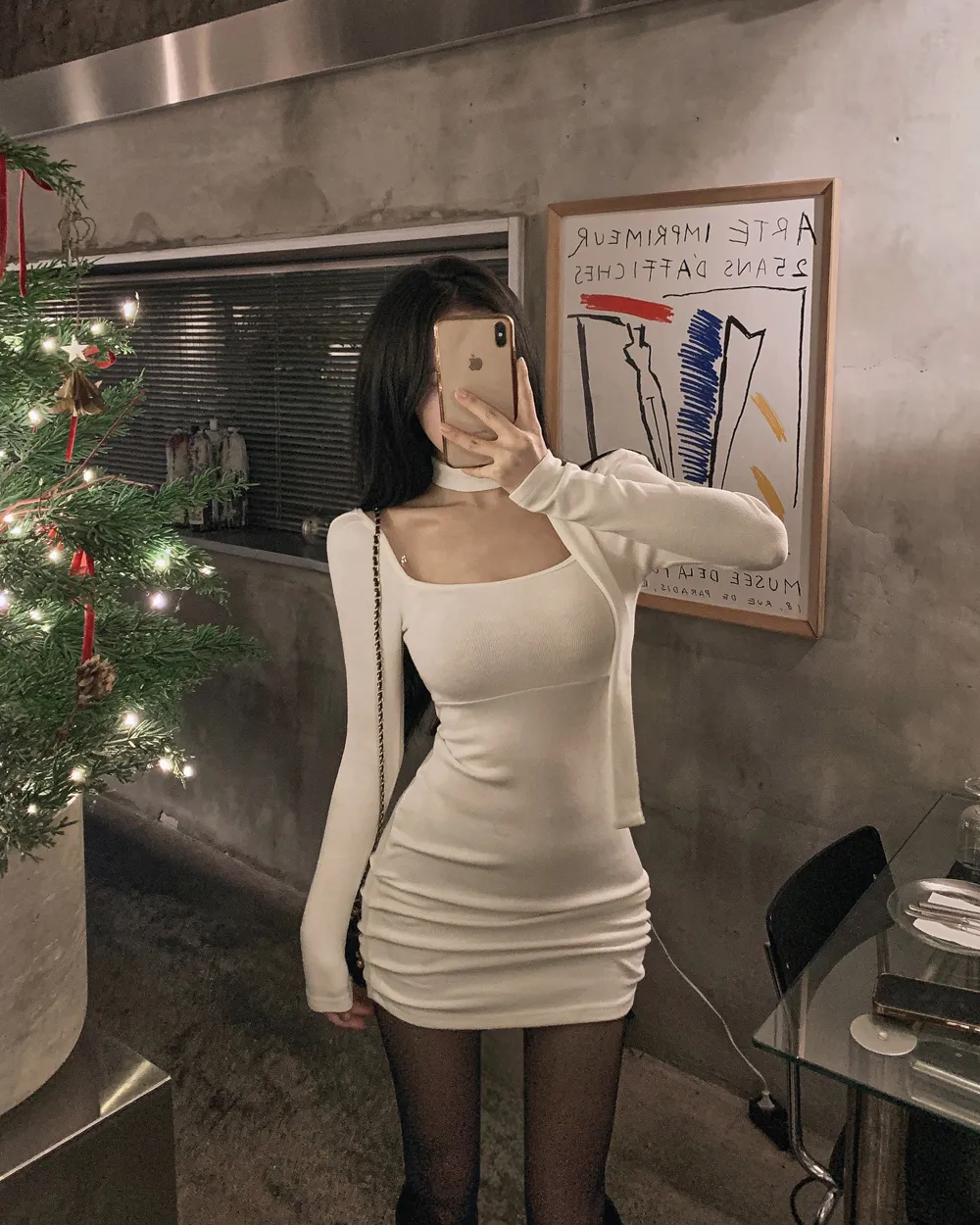 코트 모델 착용 이미지-S1L71