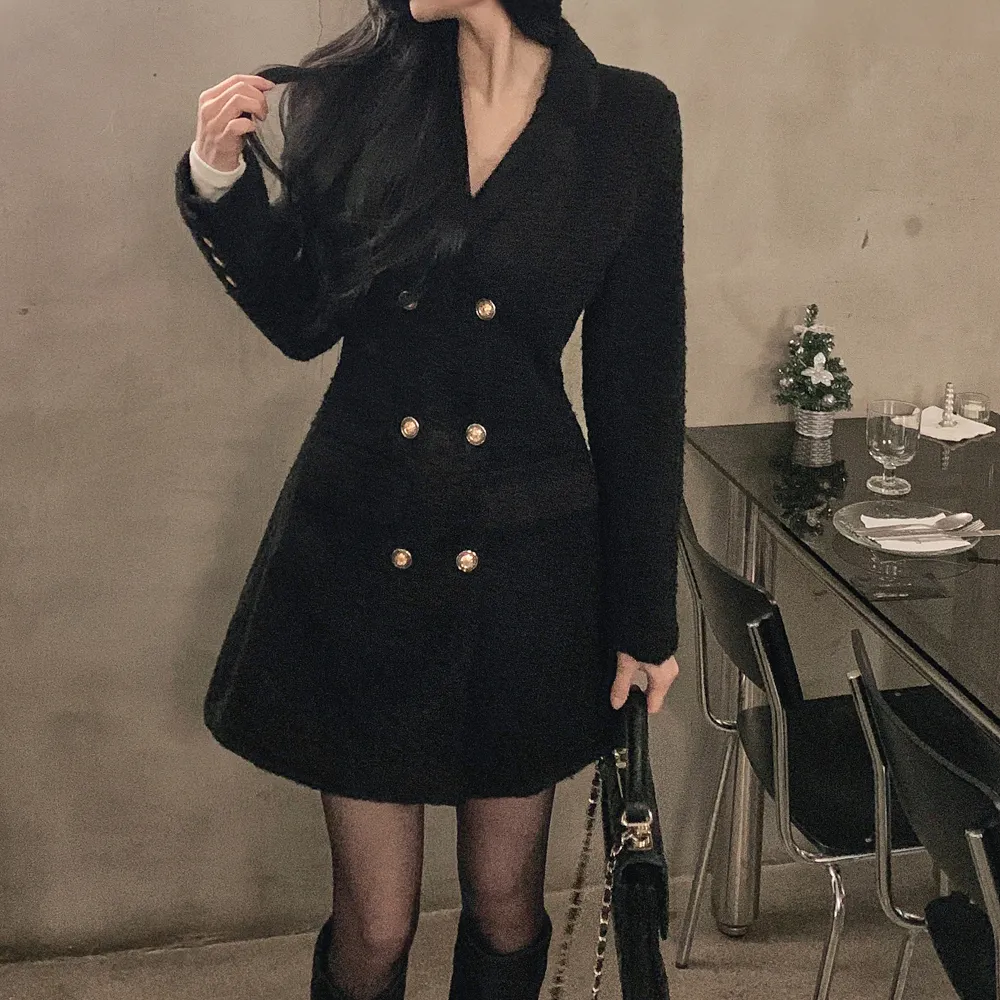 코트 모델 착용 이미지-S1L55