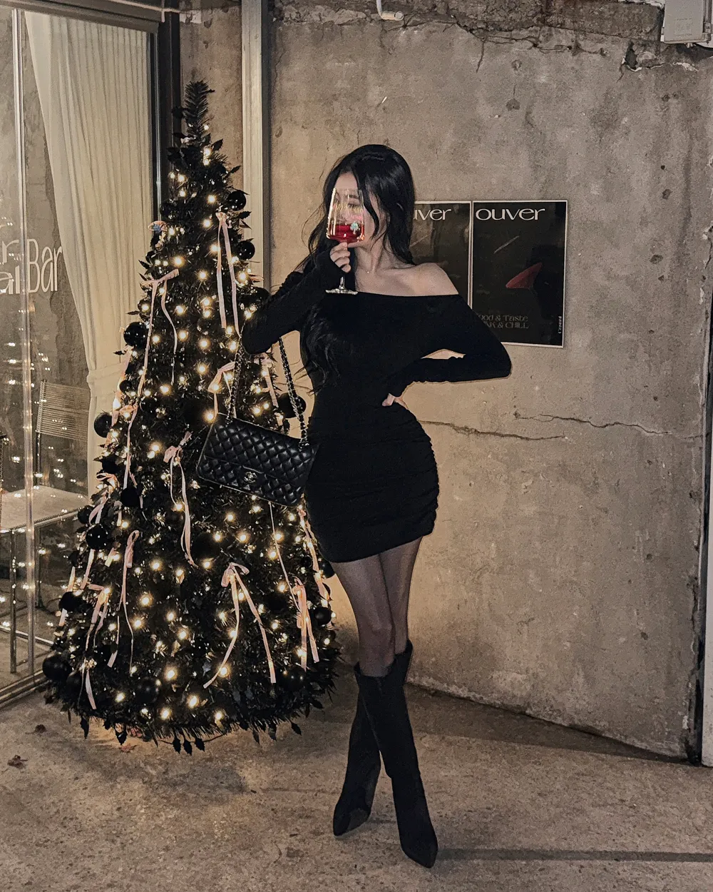 코트 모델 착용 이미지-S1L59