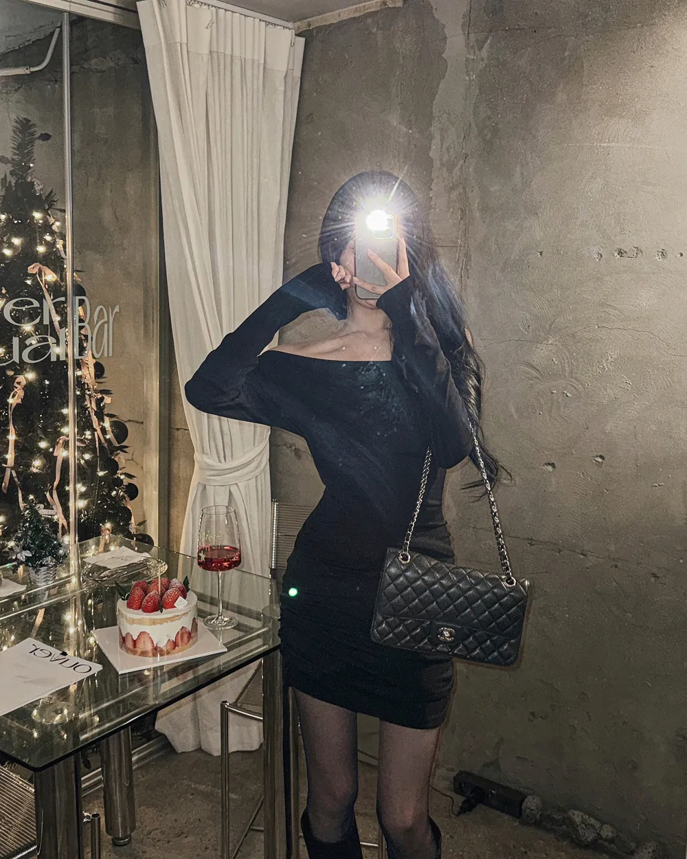 코트 모델 착용 이미지-S1L66