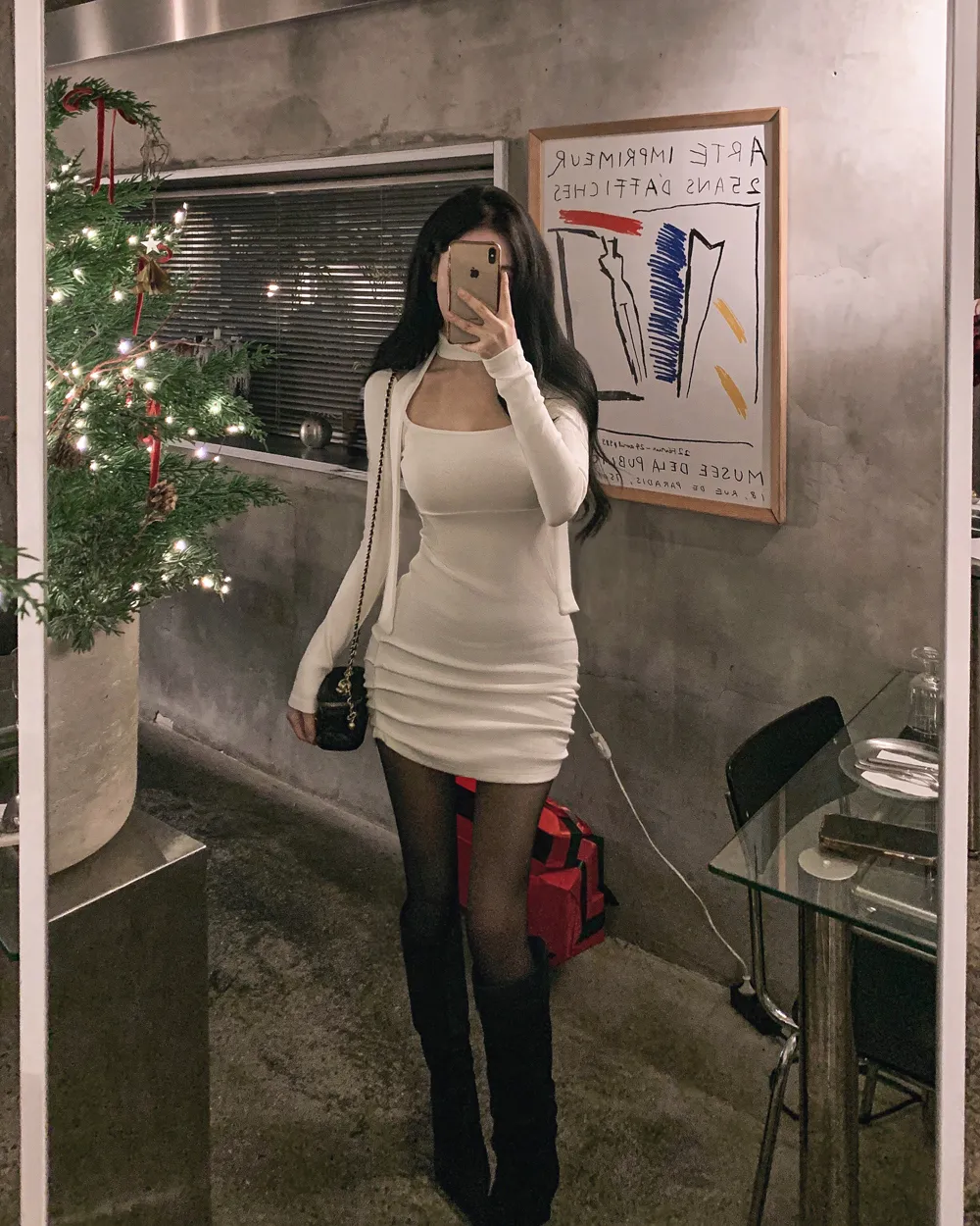 코트 모델 착용 이미지-S1L74