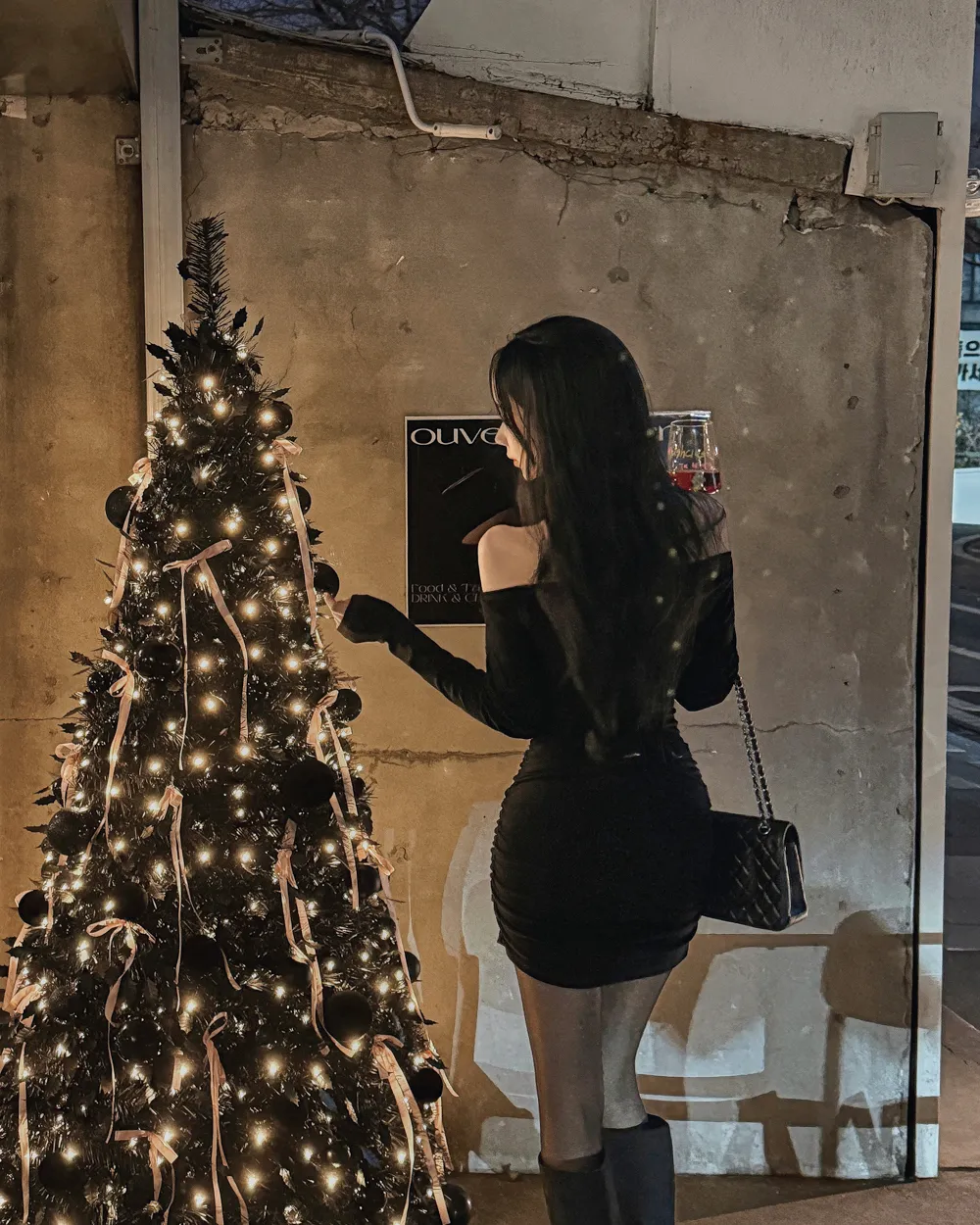 코트 모델 착용 이미지-S1L57