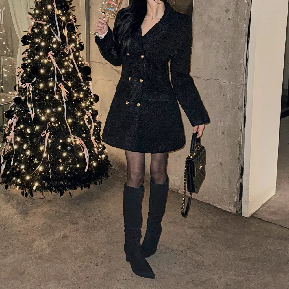 코트 모델 착용 이미지-S1L68