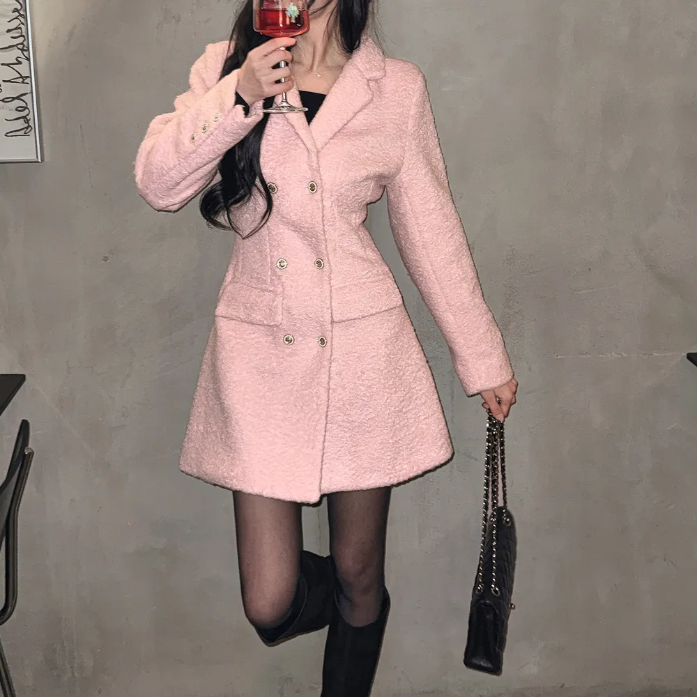 코트 모델 착용 이미지-S1L48