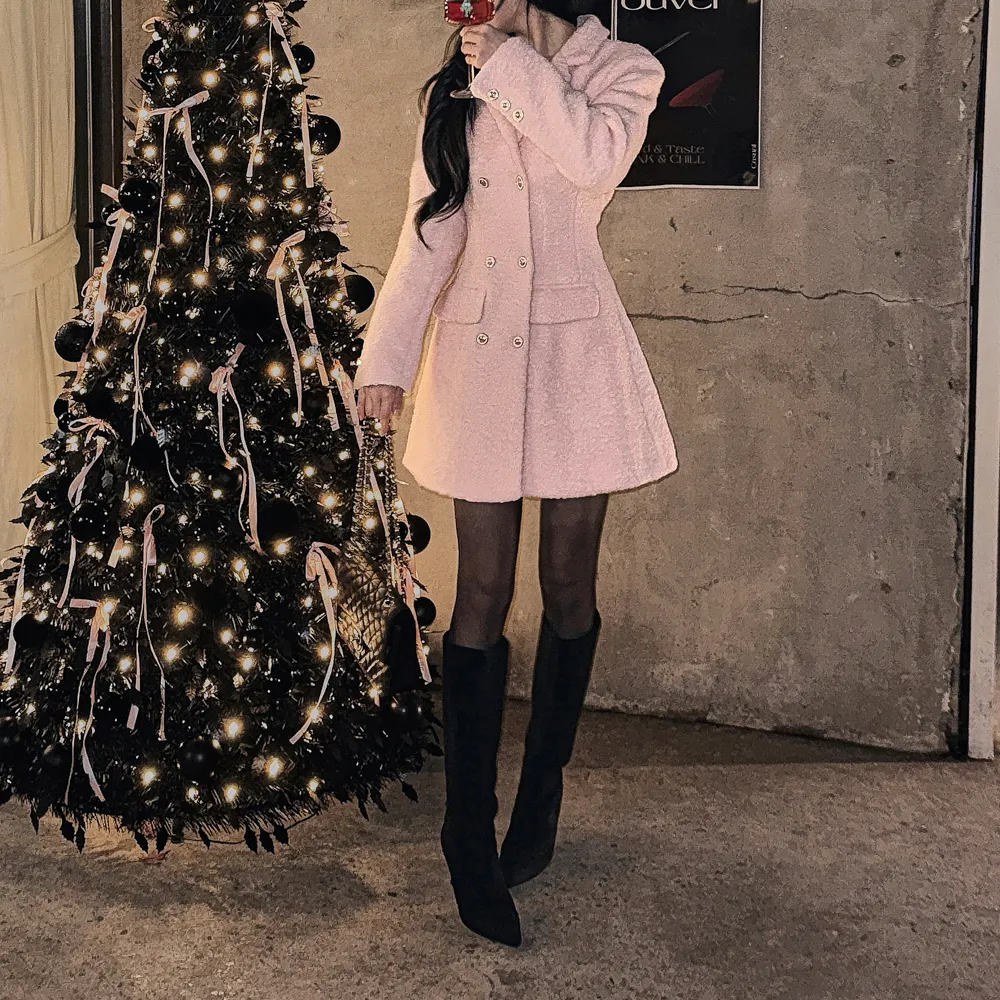 코트 모델 착용 이미지-S1L45