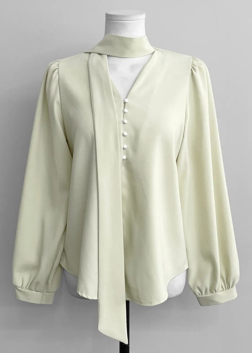 블라우스 민트 색상 이미지-S1L19