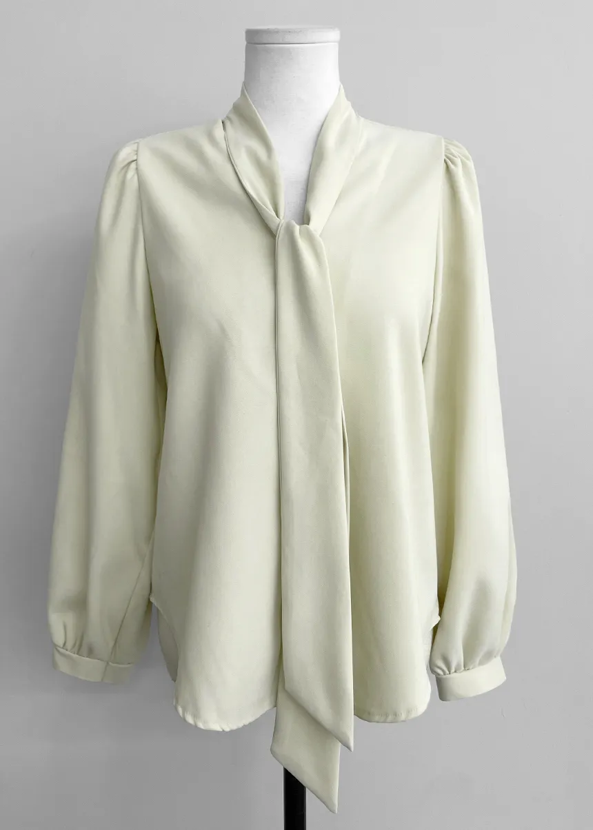 블라우스 민트 색상 이미지-S1L12