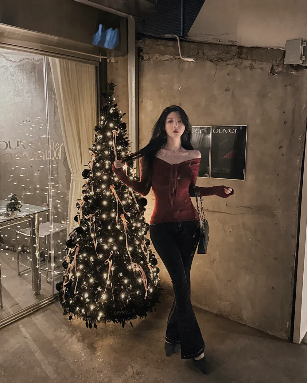 바지 모델 착용 이미지-S1L57