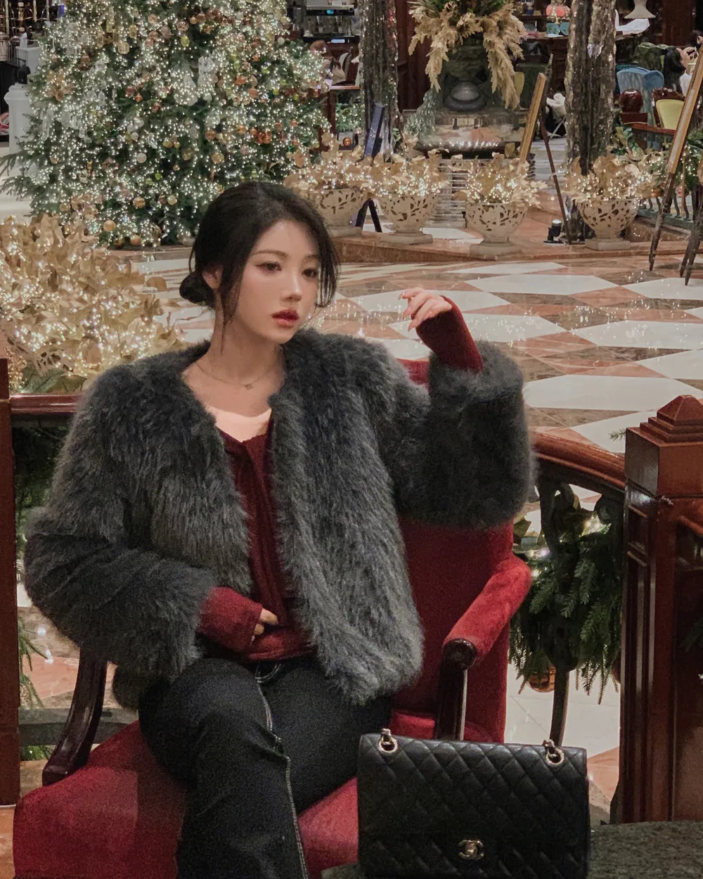 바지 모델 착용 이미지-S1L79