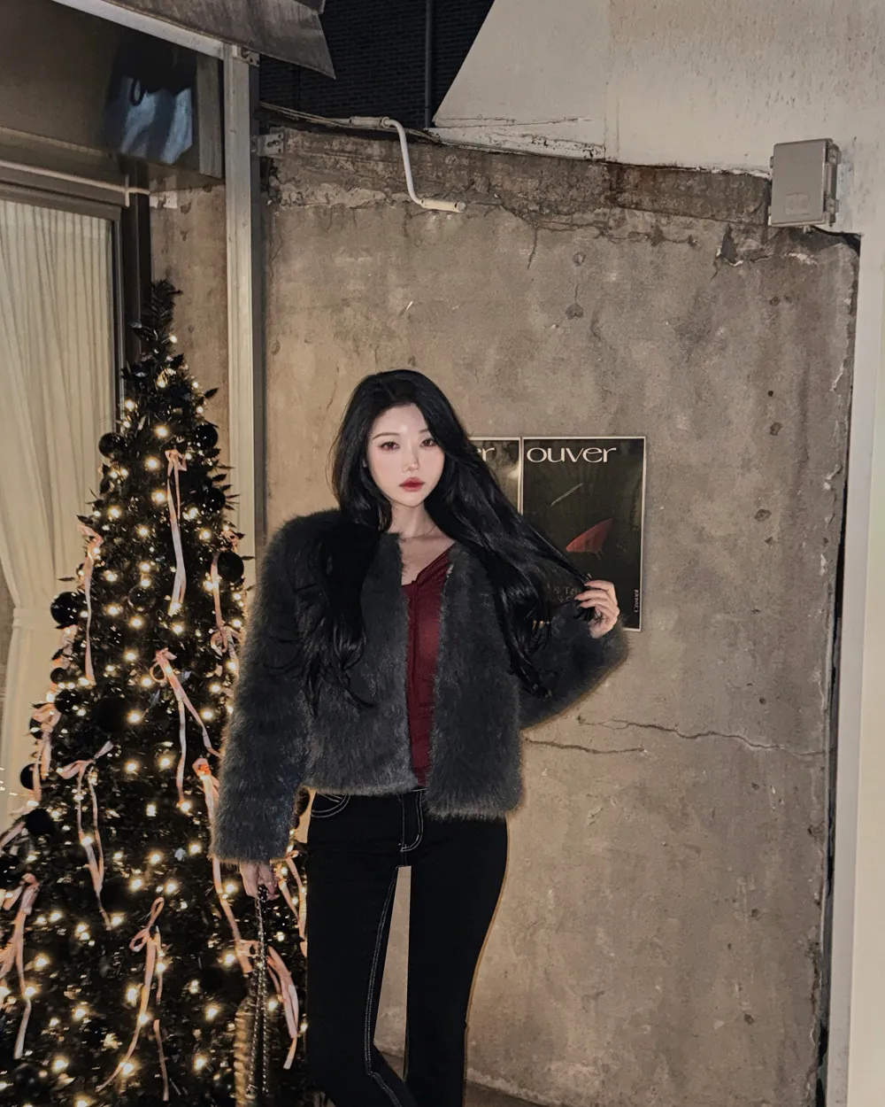 바지 모델 착용 이미지-S1L58