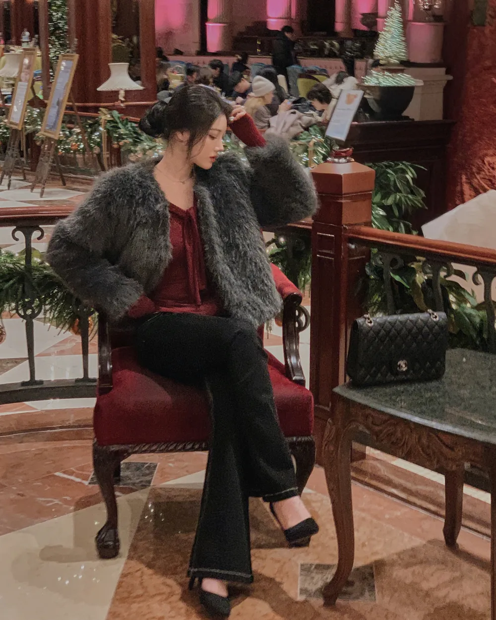 바지 모델 착용 이미지-S1L78