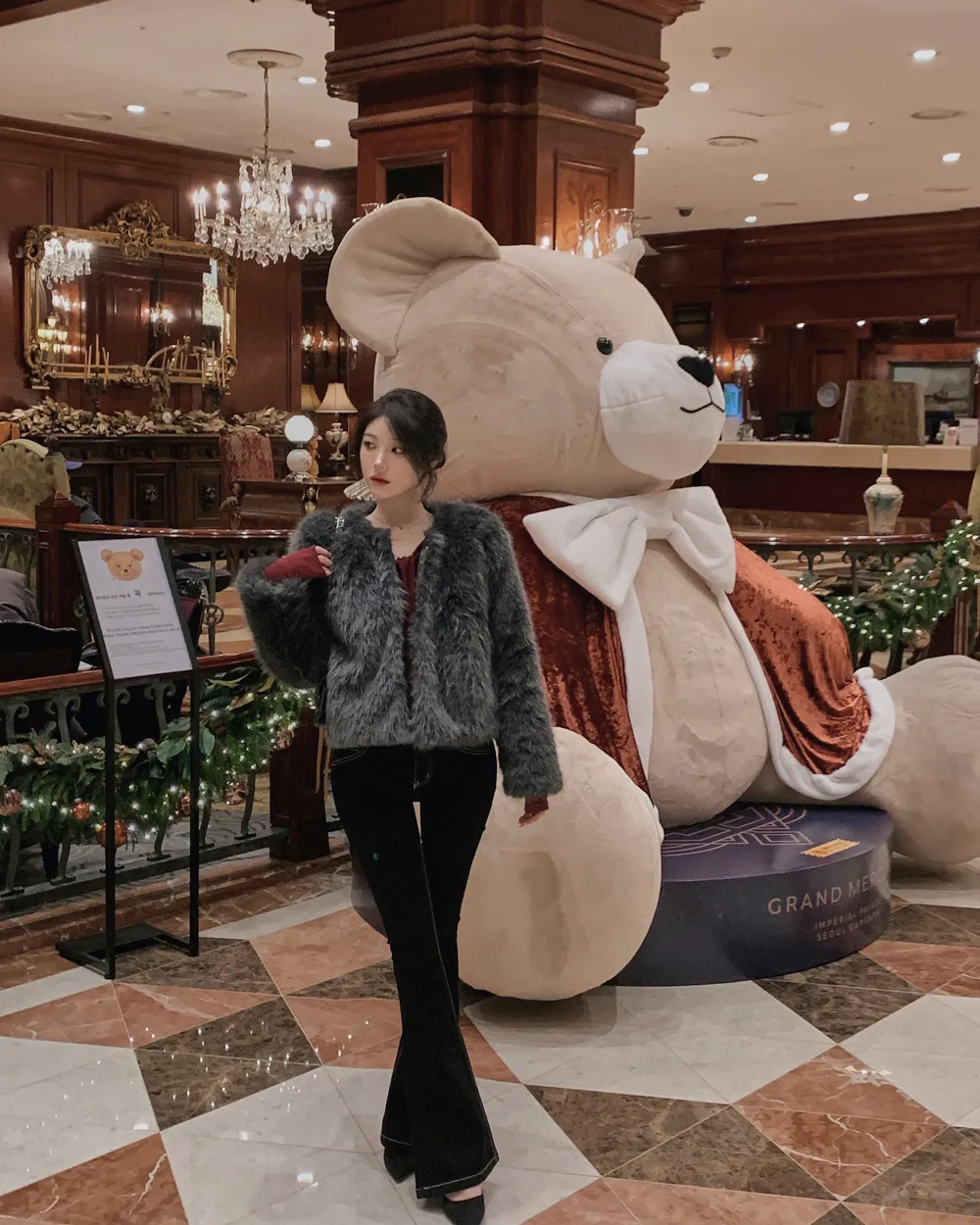 바지 모델 착용 이미지-S1L81