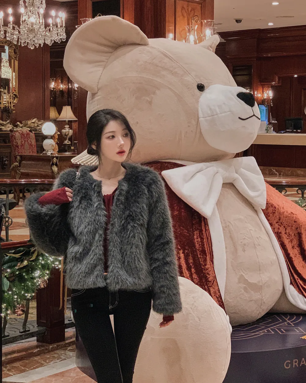 바지 모델 착용 이미지-S1L82