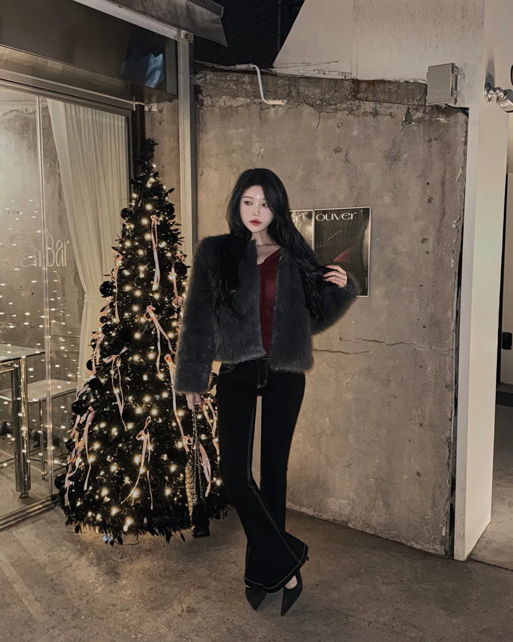 바지 모델 착용 이미지-S1L54