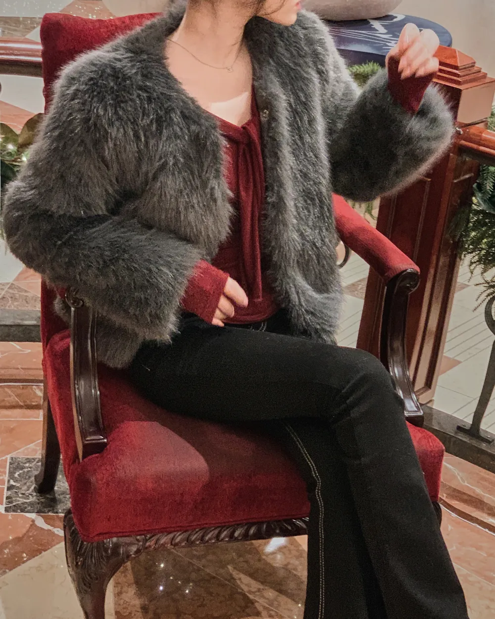 바지 모델 착용 이미지-S1L80