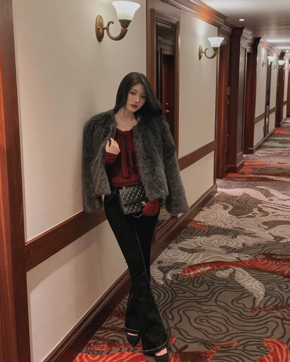 바지 모델 착용 이미지-S1L63