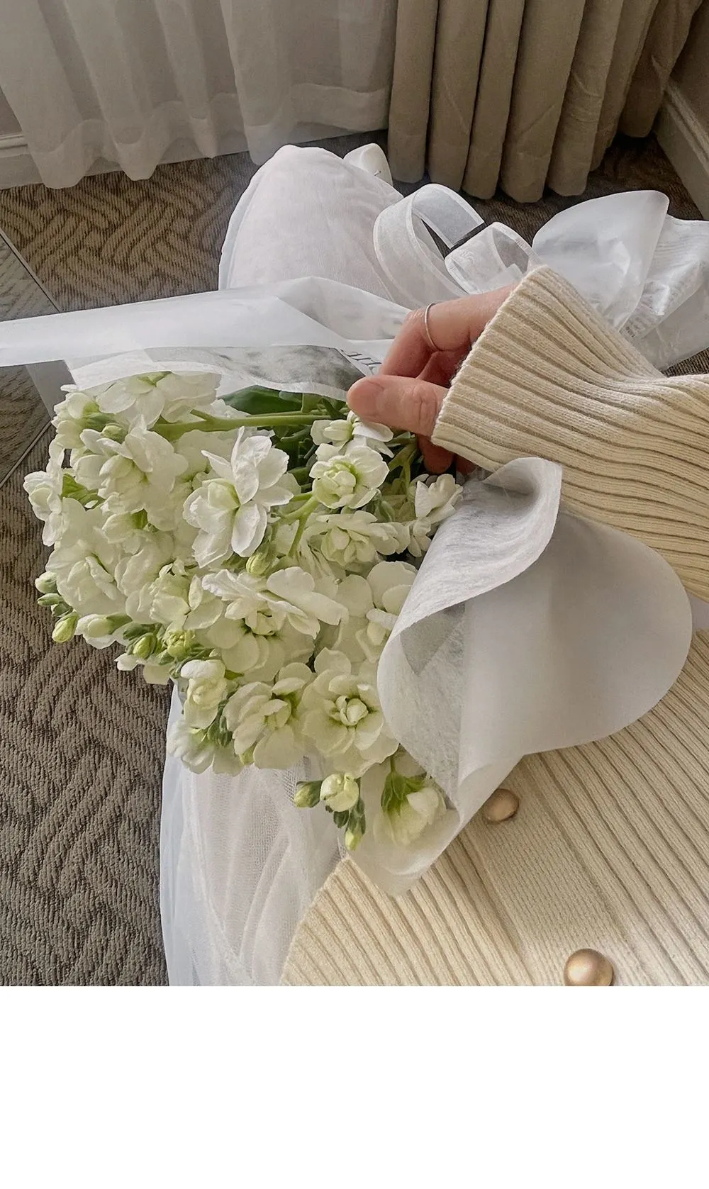 쟈말린 골지 니트가디건