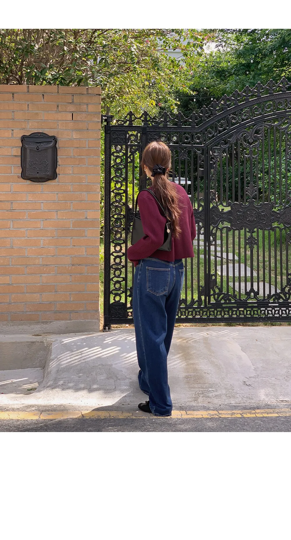 쟈말린 골지 니트가디건