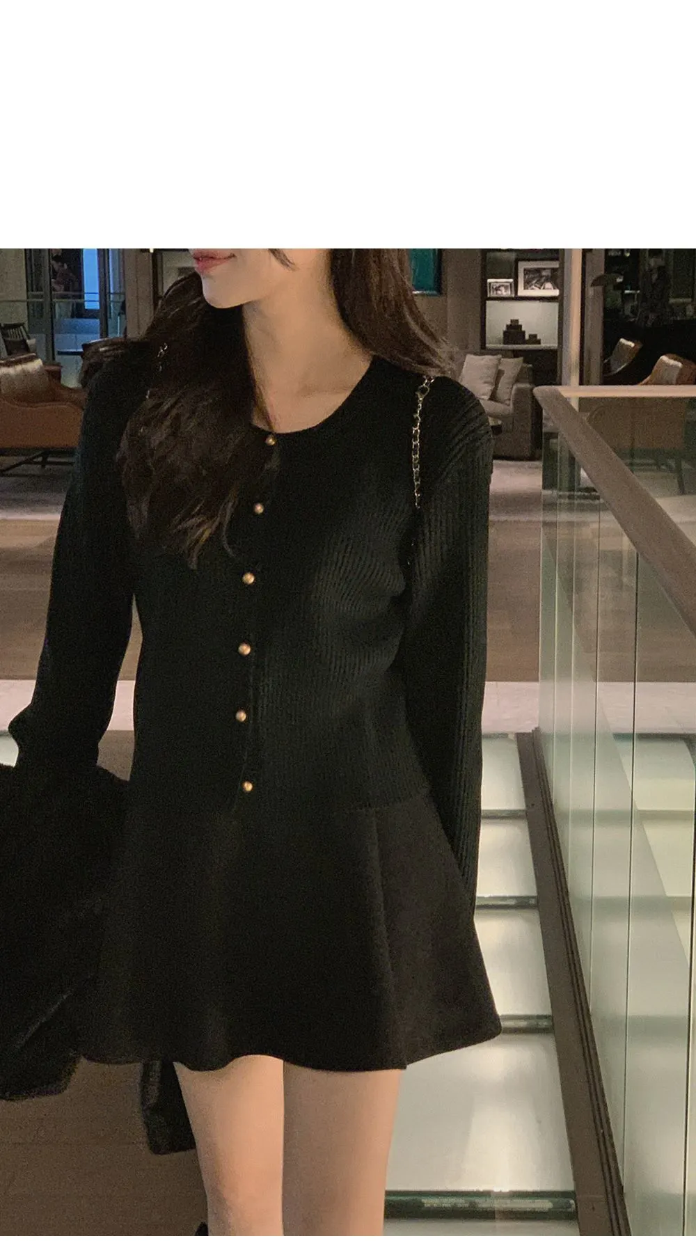 쟈말린 골지 니트가디건