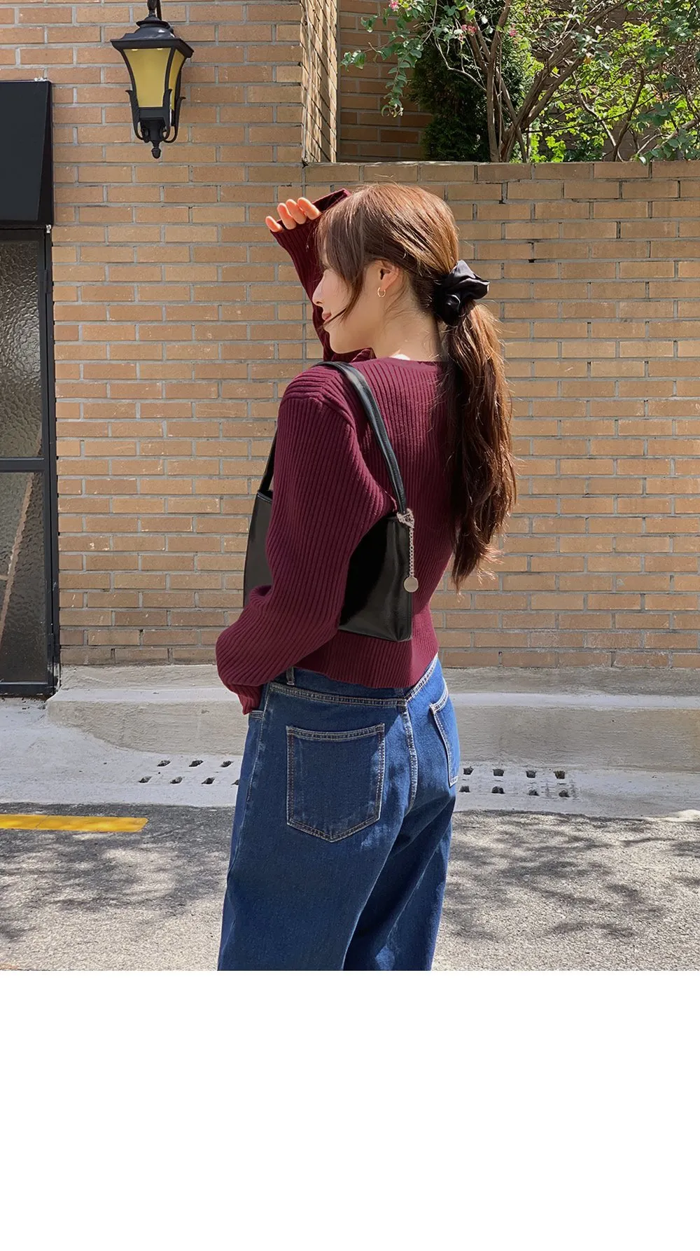 쟈말린 골지 니트가디건