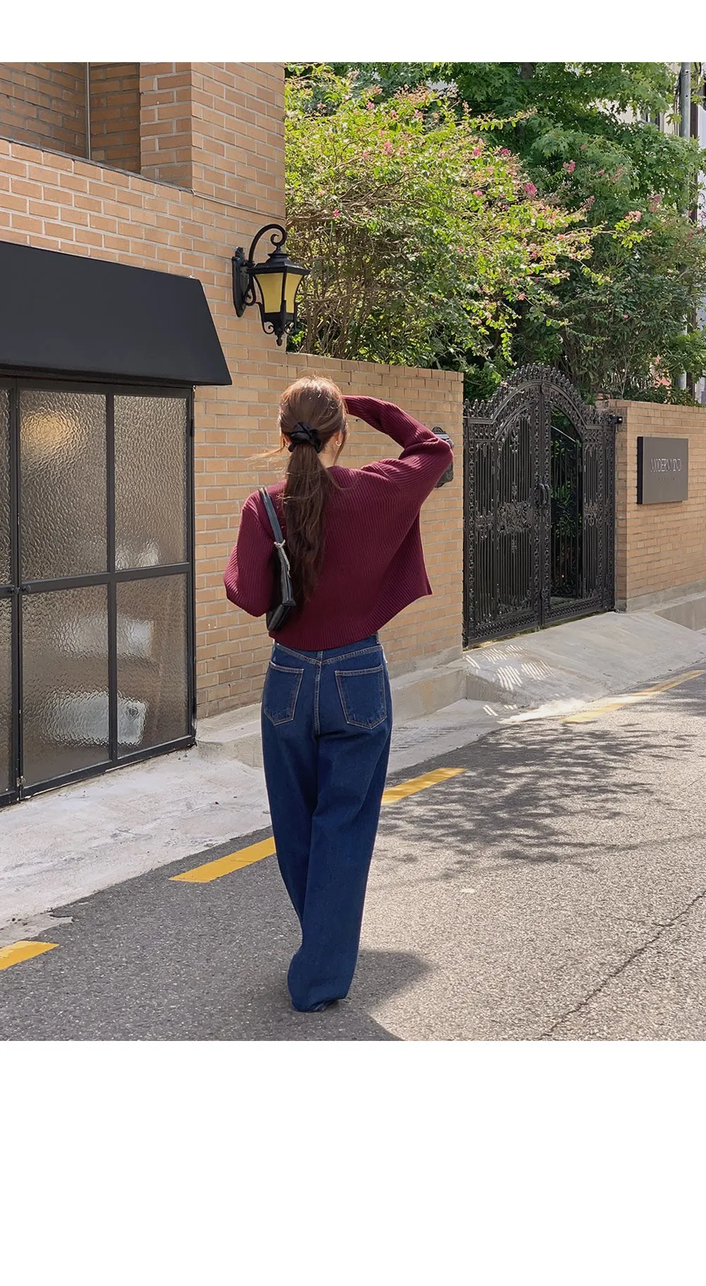 쟈말린 골지 니트가디건