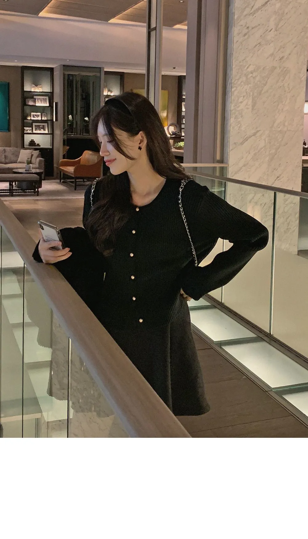 쟈말린 골지 니트가디건