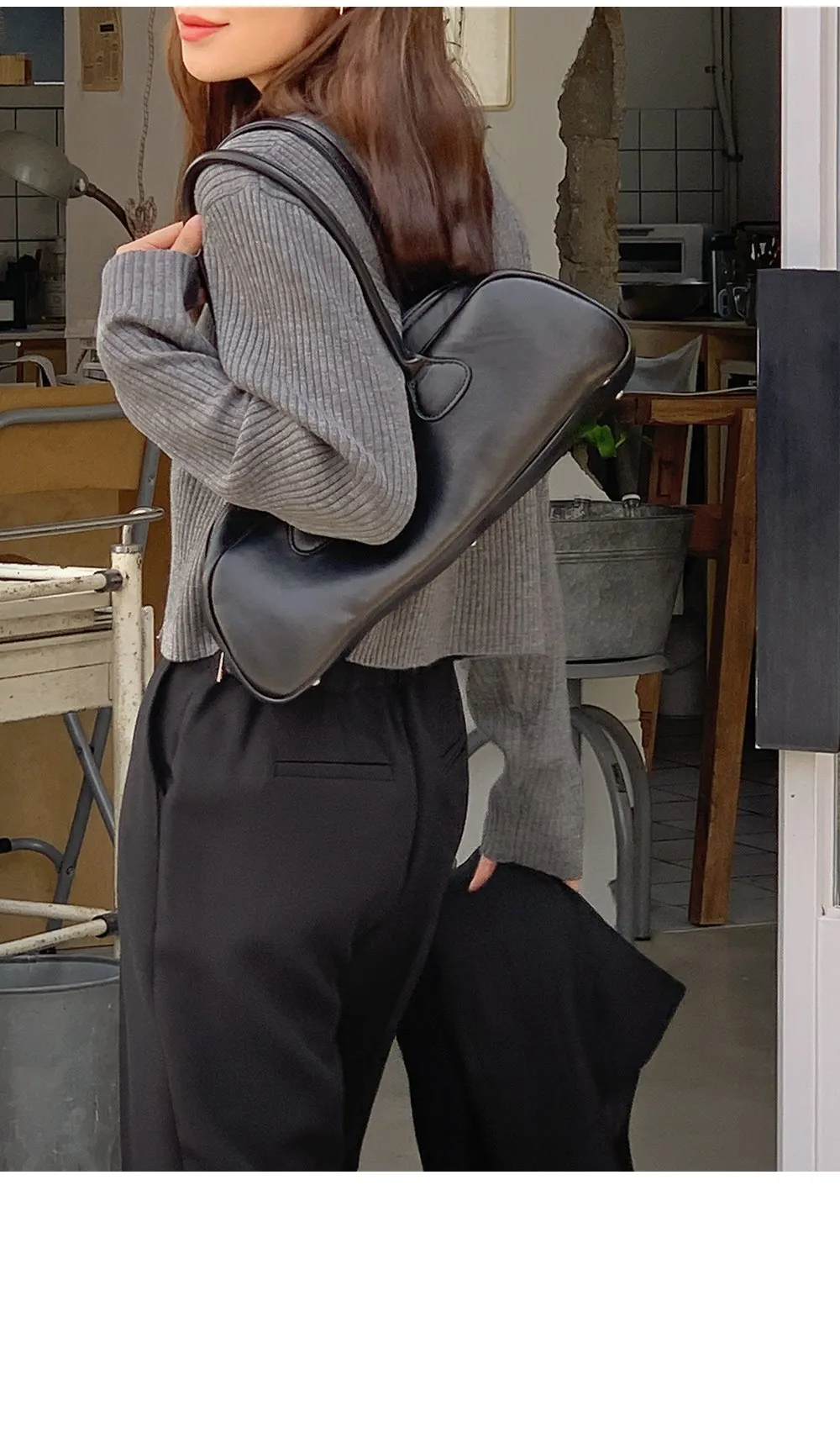 쟈말린 골지 니트가디건