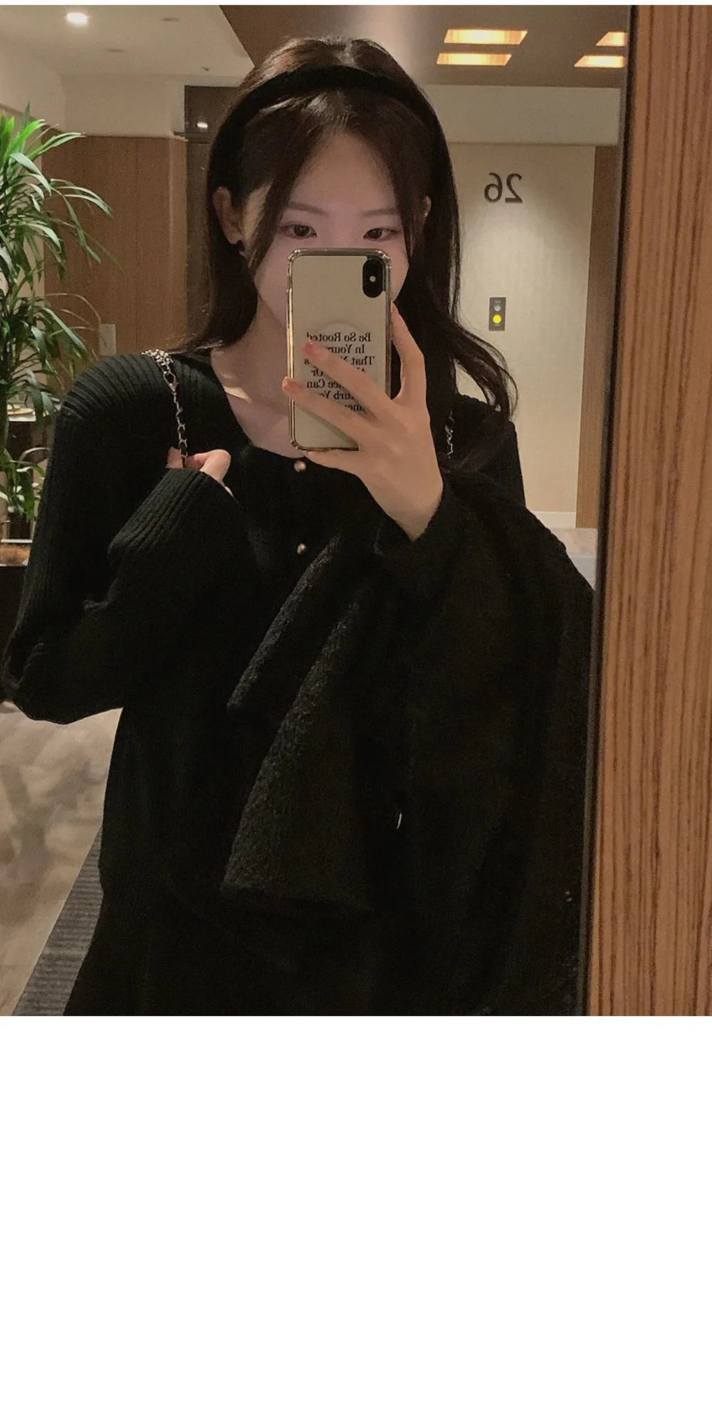 쟈말린 골지 니트가디건