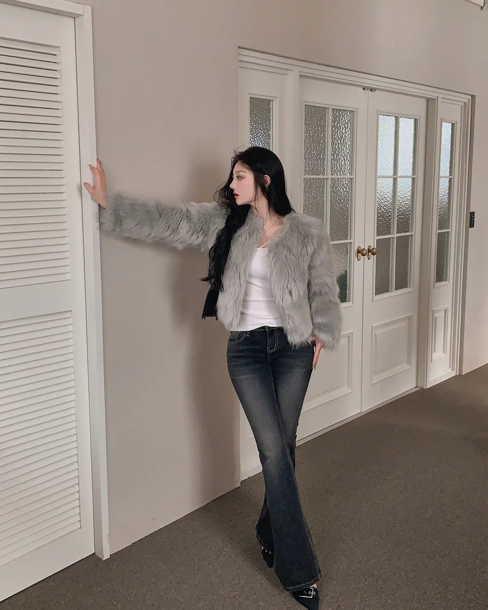 긴팔 티셔츠 모델 착용 이미지-S1L61