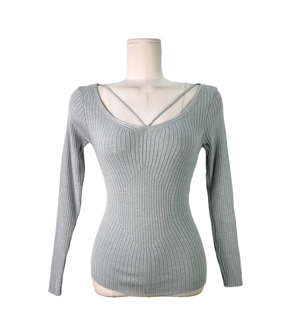 긴팔 티셔츠 그레이 색상 이미지-S1L12