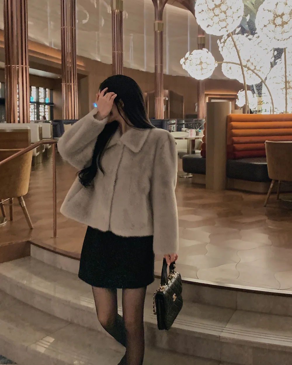 드레스 모델 착용 이미지-S1L67