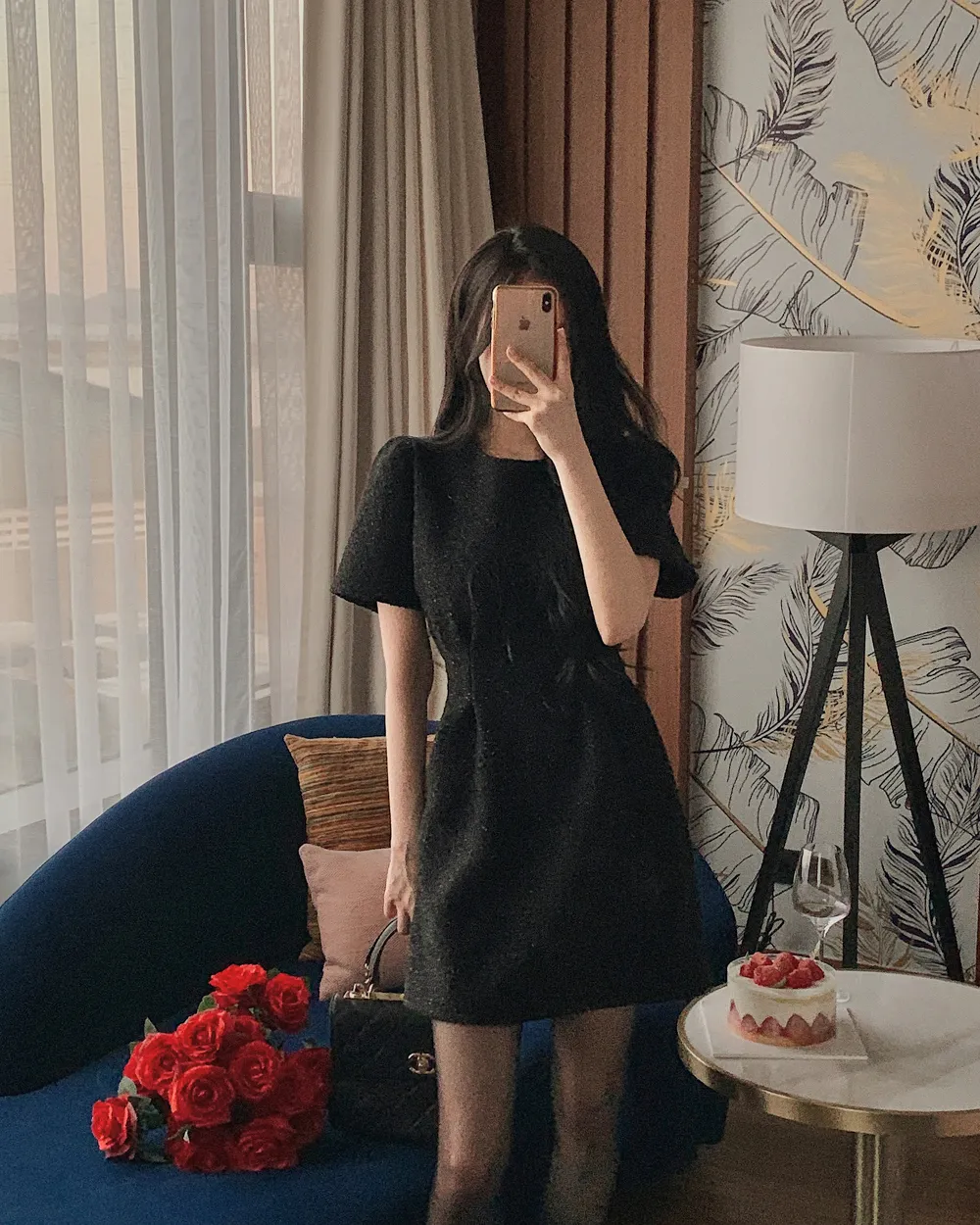 드레스 모델 착용 이미지-S1L58