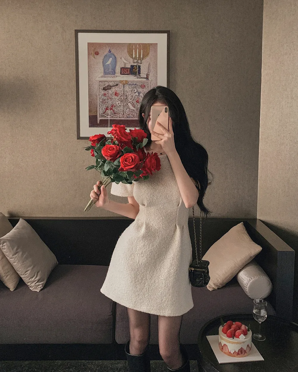 드레스 모델 착용 이미지-S1L45