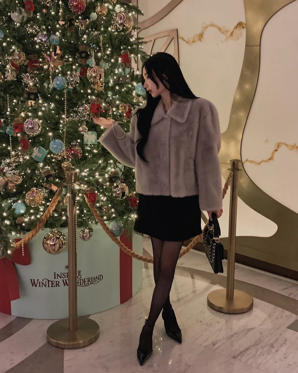 드레스 모델 착용 이미지-S1L65