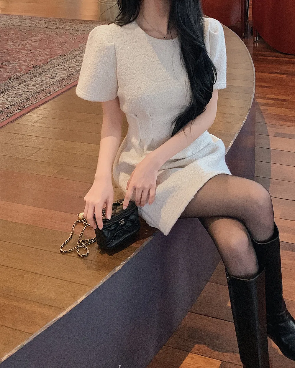 드레스 모델 착용 이미지-S1L48