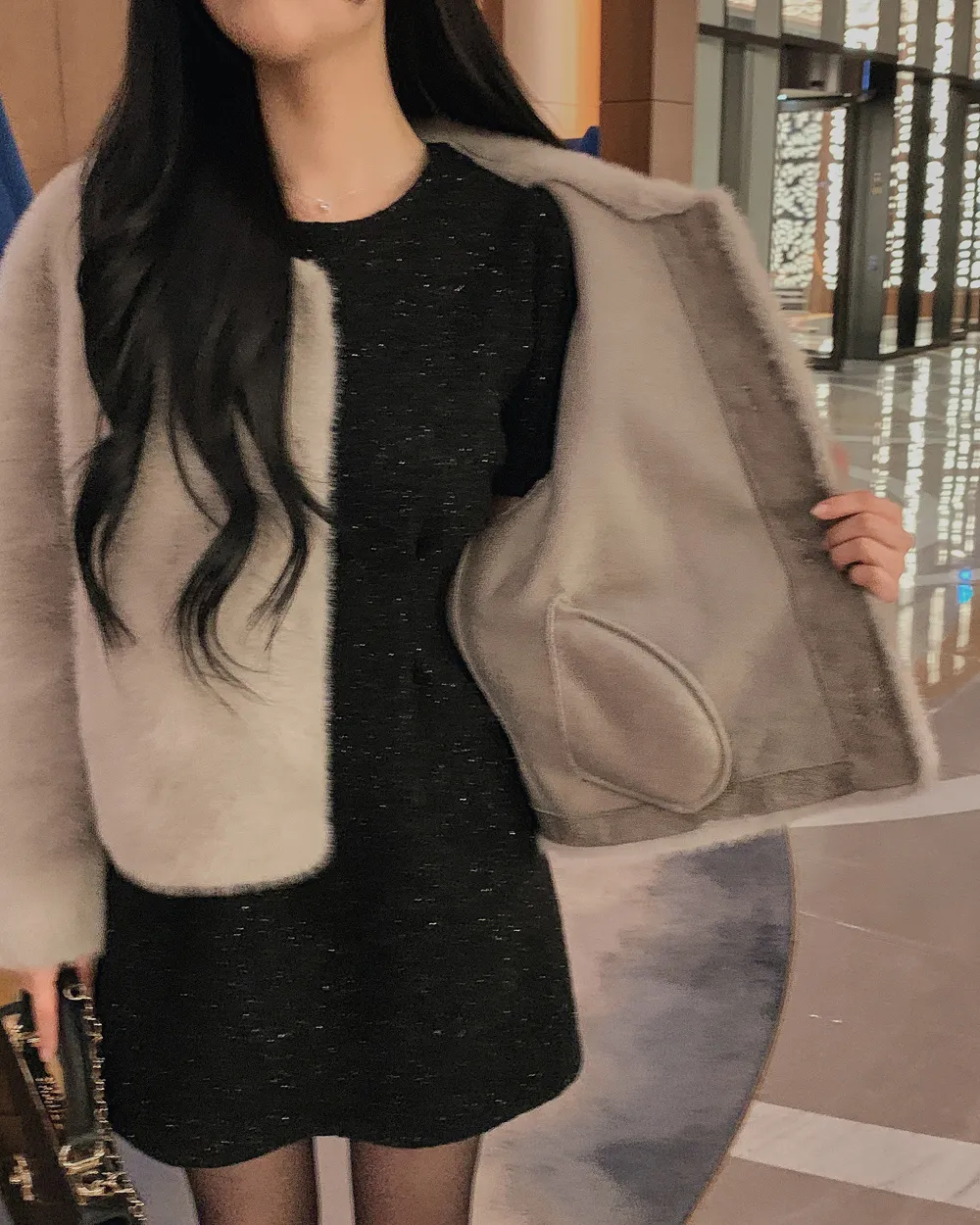 드레스 모델 착용 이미지-S1L68