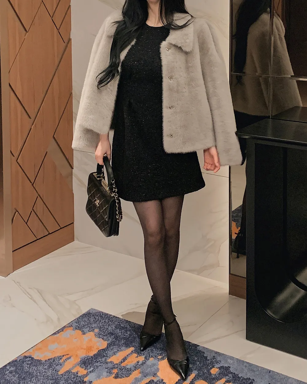 드레스 모델 착용 이미지-S1L59