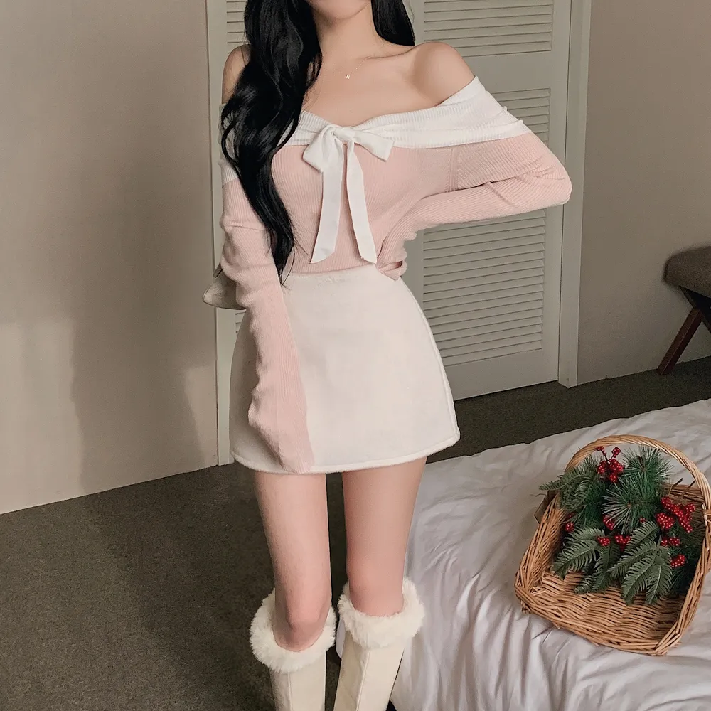 미니 스커트 모델 착용 이미지-S1L29