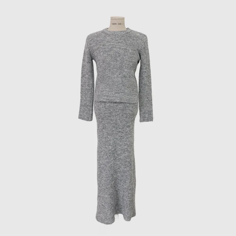 긴 드레스 화이트 색상 이미지-S1L58