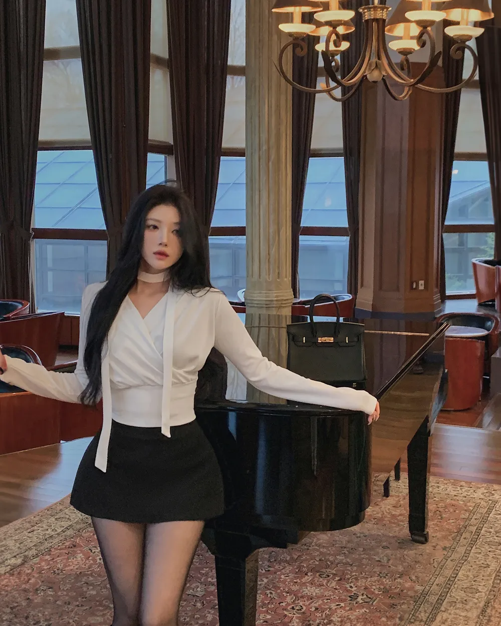 코트 모델 착용 이미지-S1L69