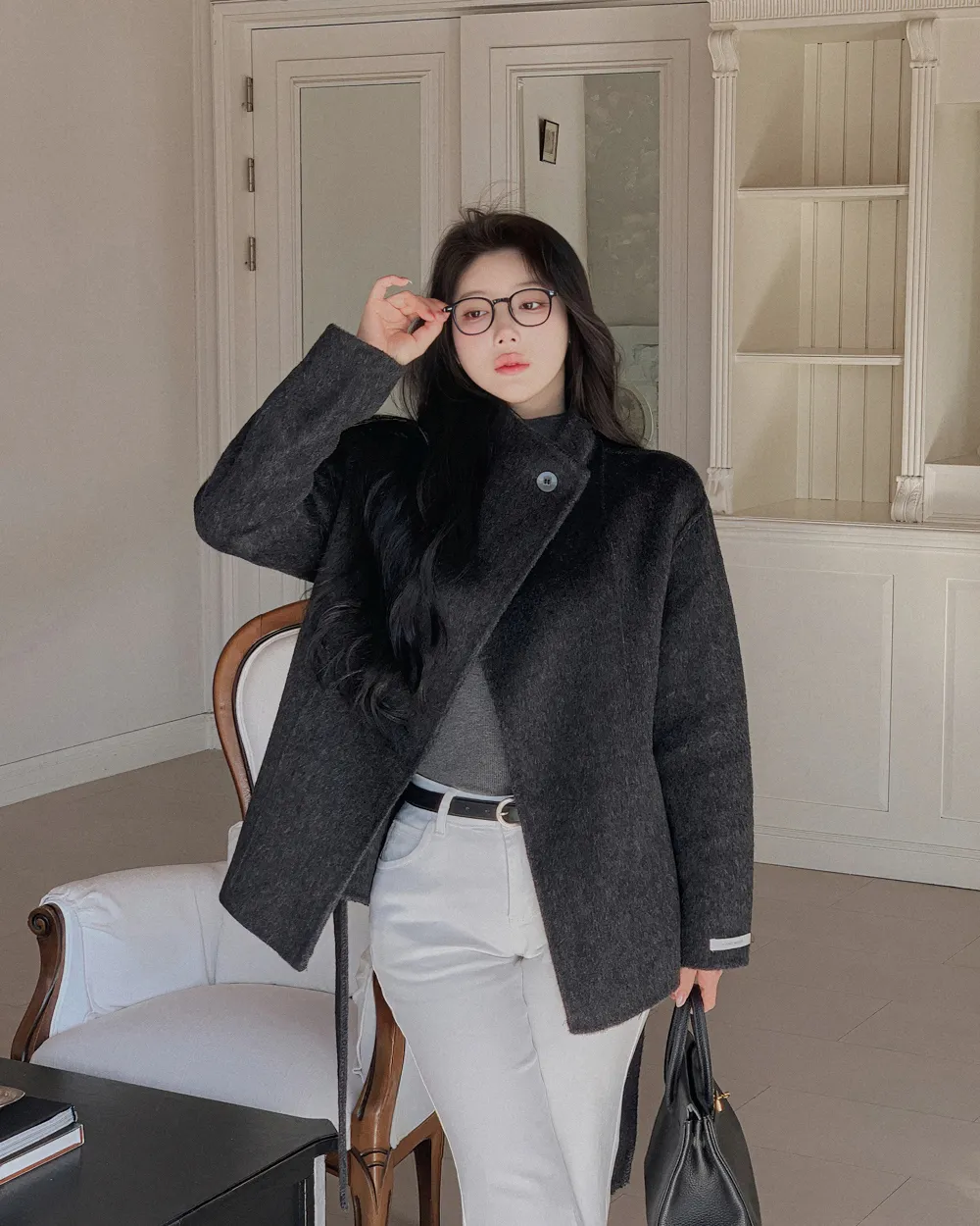 코트 모델 착용 이미지-S3L16