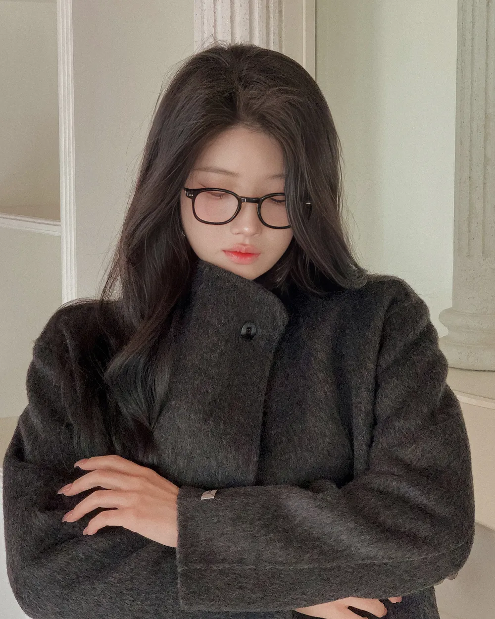 코트 모델 착용 이미지-S3L5