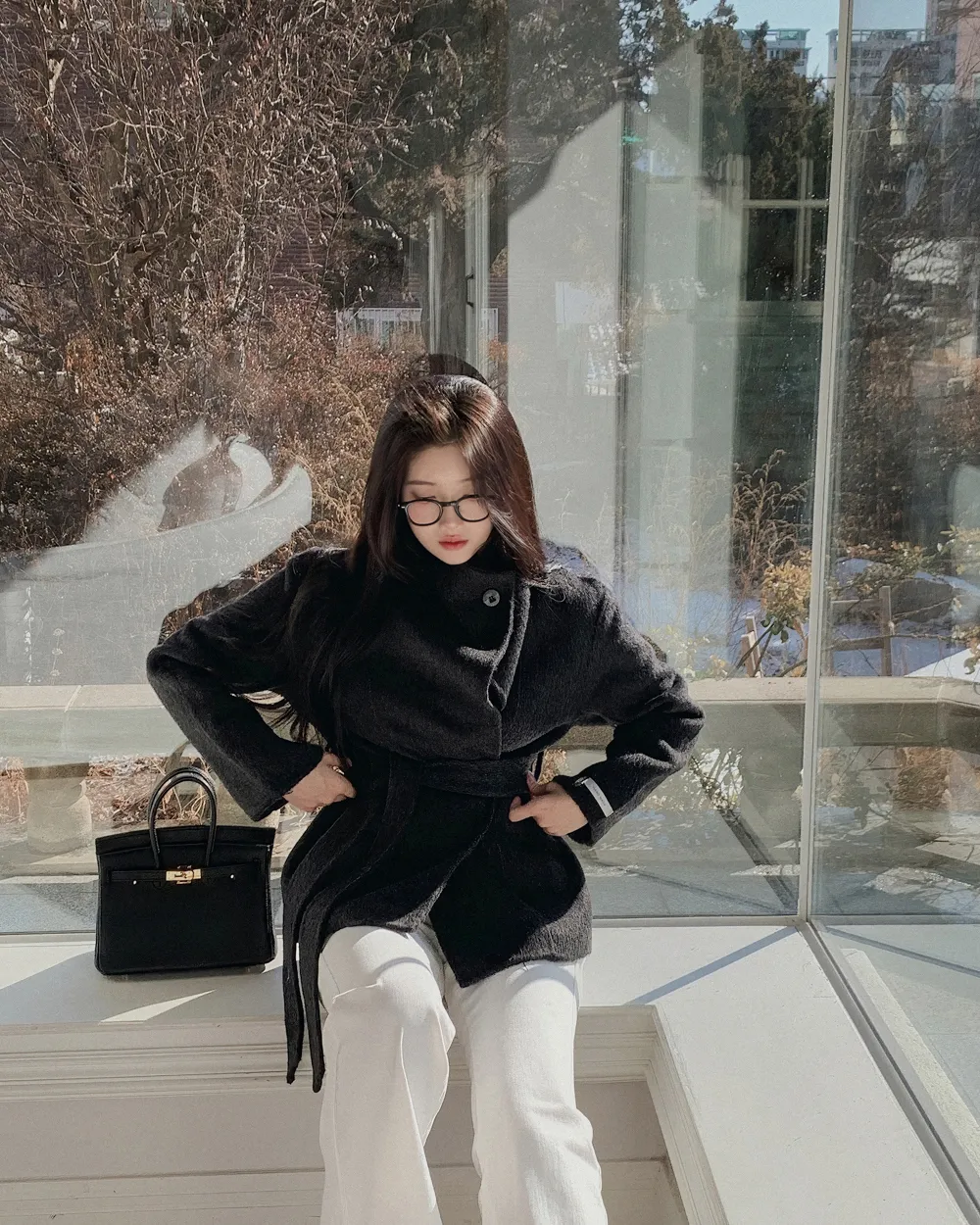 코트 모델 착용 이미지-S3L13