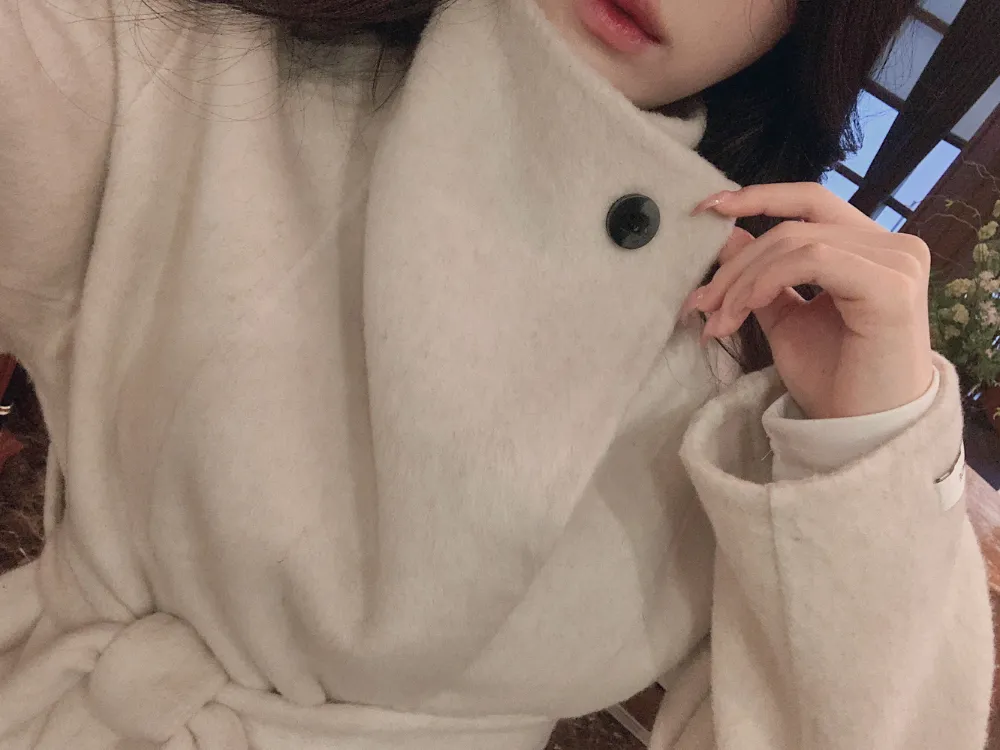 코트 모델 착용 이미지-S1L48