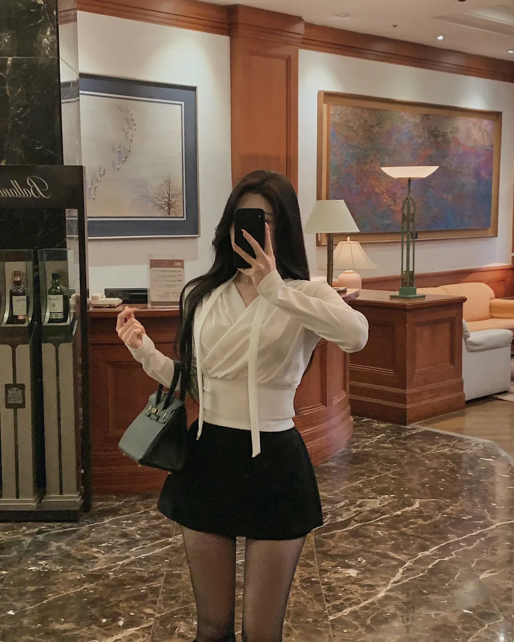 코트 모델 착용 이미지-S1L62